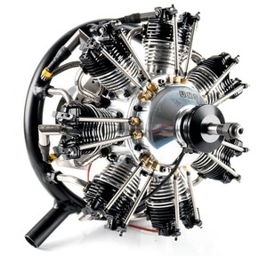 UMS 50cc Gas – 7 Cylinder Radial 4 Stroke Engine - CH-ignitions