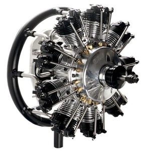 UMS 115cc Gas – 9 Cylinder Radial 4 Stroke Engine - CH-ignitions