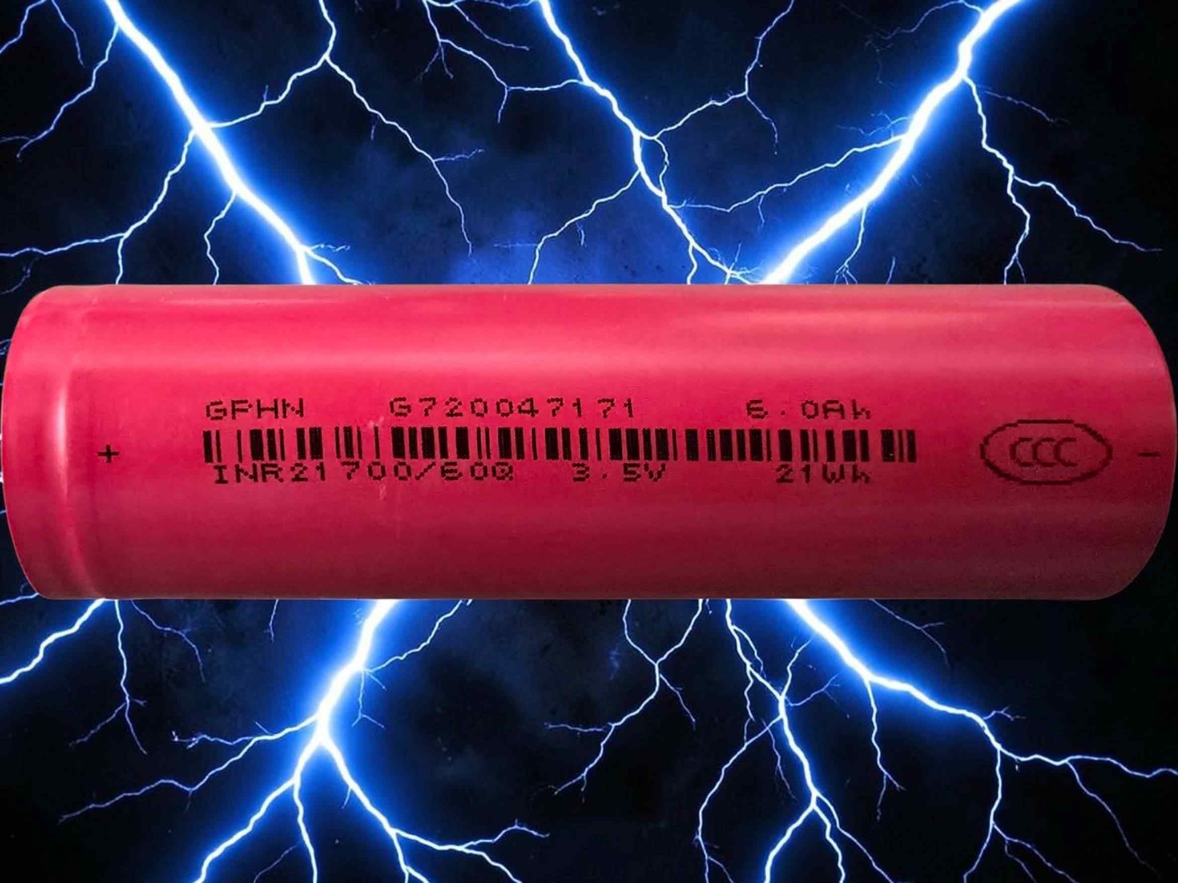 Great Power INR21700-60Q 6000mAh 50A/125 80C Cut off